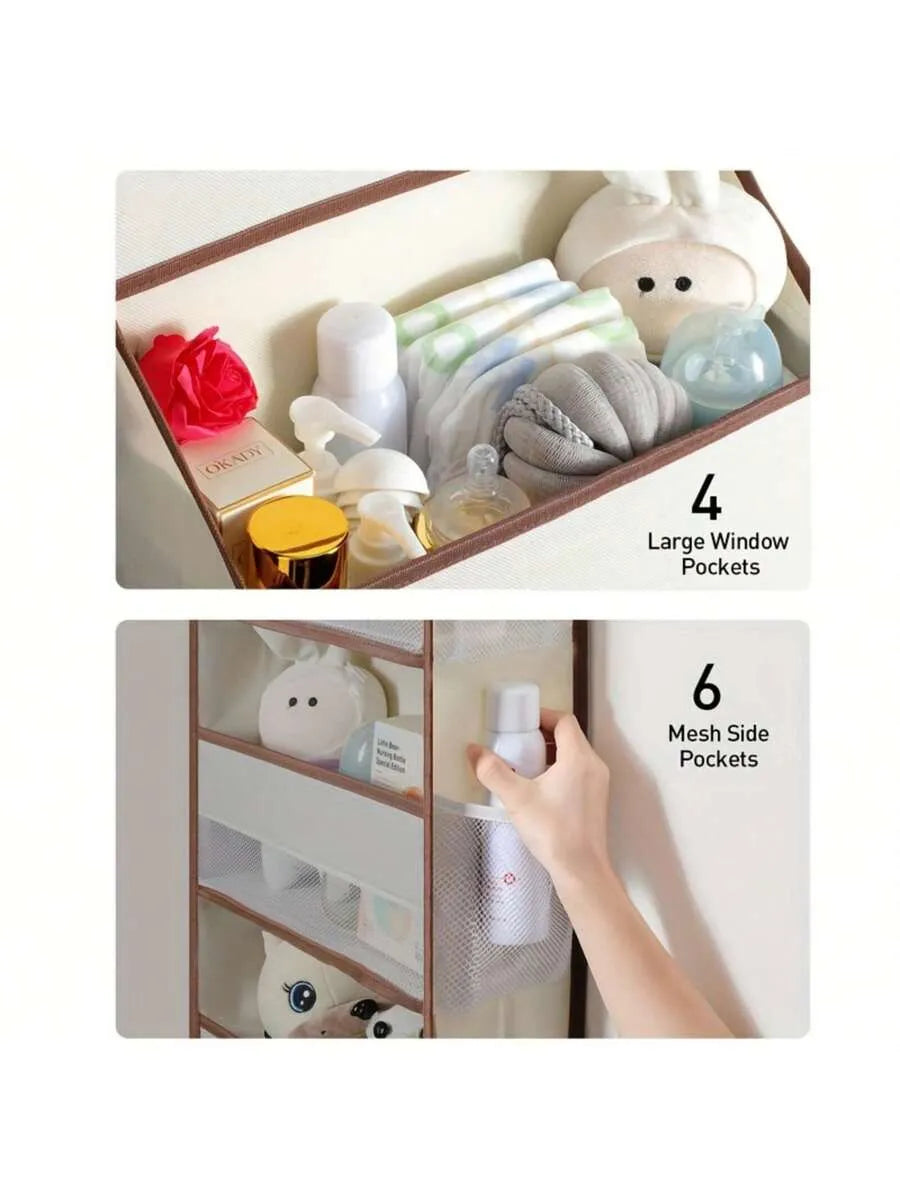 Over The Door Organizer 4 Tiers, Capacity Over Door Organizer, Door Hanging Organizer For Closet